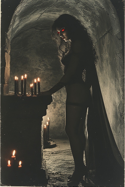 Ein Bild, das Kerze, Kleidung, Person, Höhle enthält.

KI-generierte Inhalte können fehlerhaft sein.